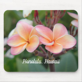 Alfombrilla De Ratón Honolulu Hawaii Plumeria Mouse Pad