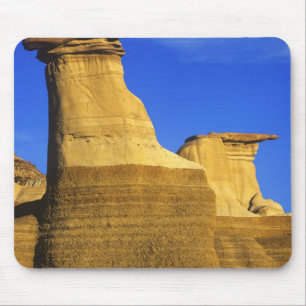 Alfombrilla De Ratón Hoodoos en Drumheller Alberta, Canadá 2