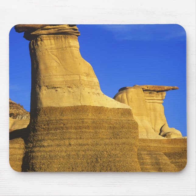 Alfombrilla De Ratón Hoodoos en Drumheller Alberta, Canadá 2 (Frente)