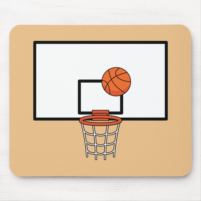 Alfombrilla De Ratón Hoop de baloncesto (Frente)
