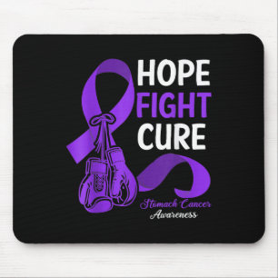 Alfombrilla De Ratón Hope Fight Cure Periwinkle Ribbon Stomach Cancer A