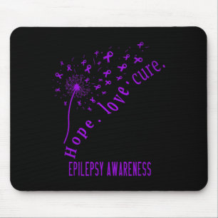 Alfombrilla De Ratón Hope Love Cure Epilepsy Awareness T