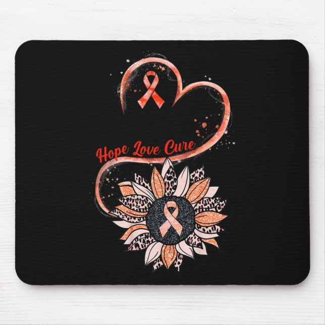 Alfombrilla De Ratón Hope Love Cure Fighter Sunflower RSD CRPS Awarenes (Frente)