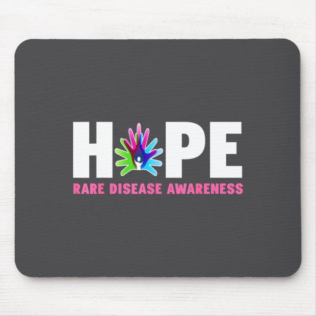 Alfombrilla De Ratón Hope Rare Disease Awareness Shirt - Rare Disease D (Frente)