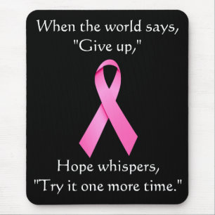 Alfombrilla De Ratón Hope Whispers Cancbon Ribsepad