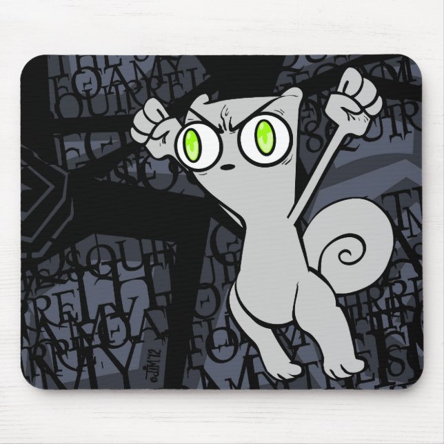 Alfombrilla De Ratón Hoppin Mousepad espumoso enojado (Frente)