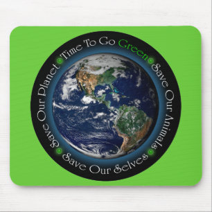 Alfombrilla De Ratón Hora de ir Mousepad verde