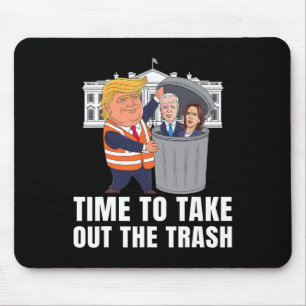 Alfombrilla De Ratón Hora De Sacar La Basura Divertido Trump