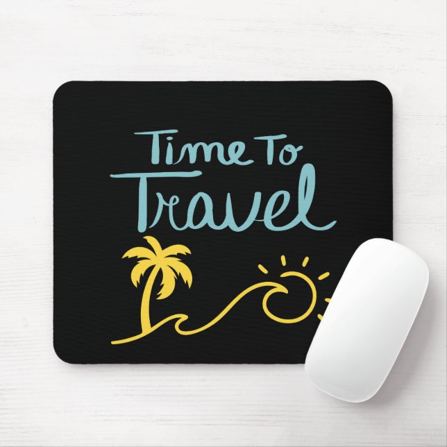 Alfombrilla De Ratón Hora de Viajar (Con ratón)