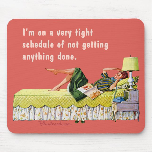 Alfombrilla De Ratón horario del mousepad (Frente)