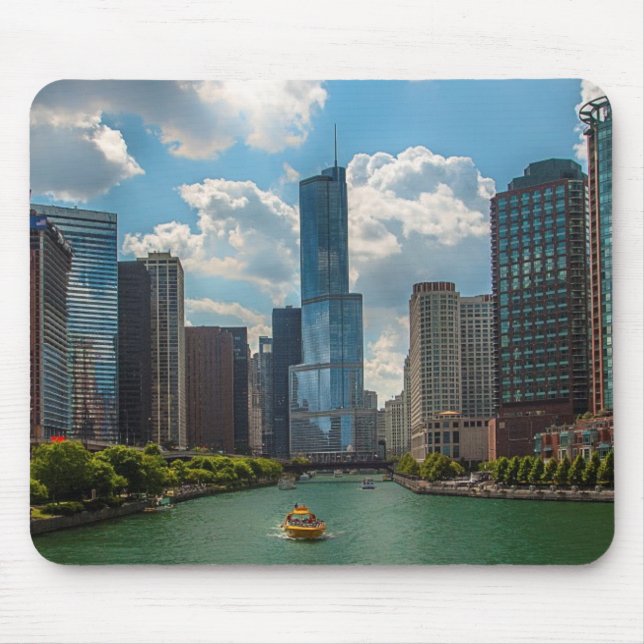 Alfombrilla De Ratón Horizonte Chicago (Frente)