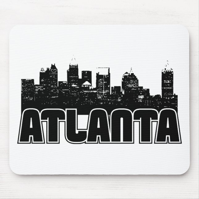Alfombrilla De Ratón Horizonte de Atlanta (Frente)