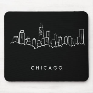 Alfombrilla De Ratón Horizonte de Chicago
