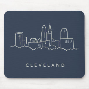 Alfombrilla De Ratón Horizonte de Cleveland Ohio