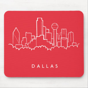 Alfombrilla De Ratón Horizonte de Dallas Tejas