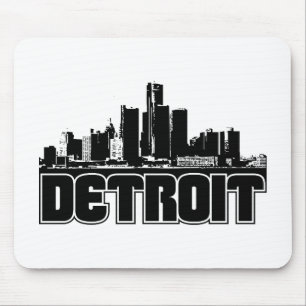 Alfombrilla De Ratón Horizonte de Detroit