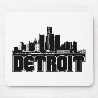 Alfombrilla De Ratón Horizonte de Detroit