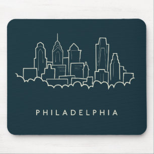 Alfombrilla De Ratón Horizonte de Philadelphia Pennsylvania