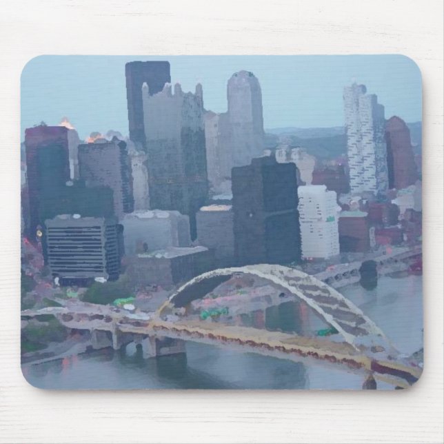 Alfombrilla De Ratón Horizonte de Pittsburgh (Frente)
