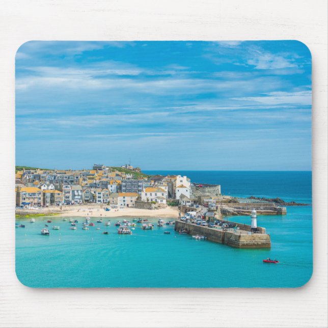 Alfombrilla De Ratón horizonte de St Ives (Frente)