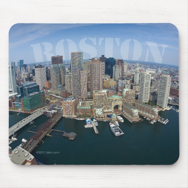 Alfombrilla De Ratón Horizonte Mousepad de Boston (Frente)