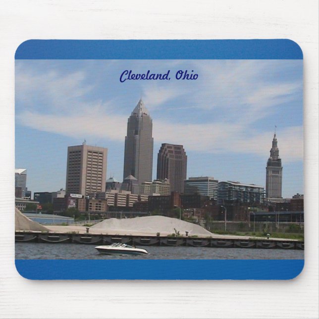 Alfombrilla De Ratón Horizonte Mousepad de Cleveland (Frente)