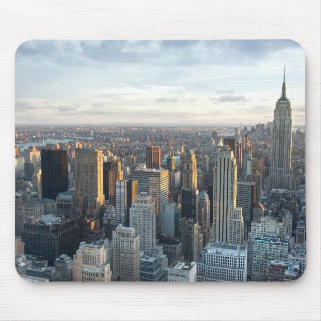 Alfombrilla De Ratón Horizonte Mousepad de Nueva York (Frente)