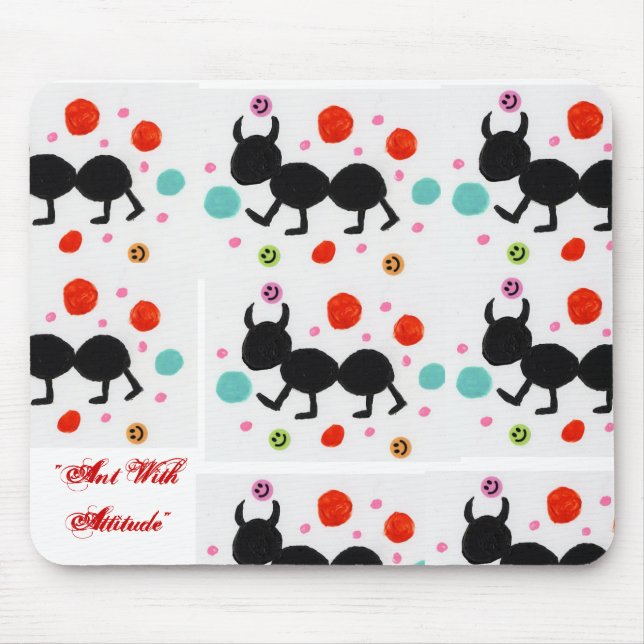 Alfombrilla De Ratón Hormiga con actitud (Frente)