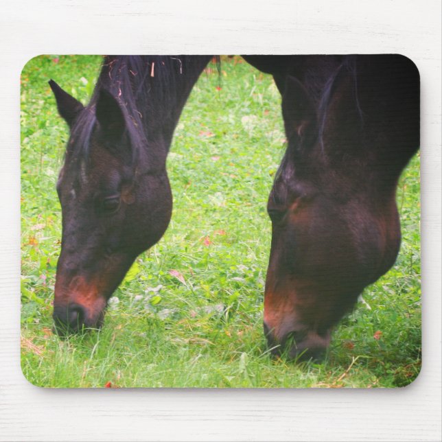 Alfombrilla De Ratón Horse Friends Grazing (Frente)