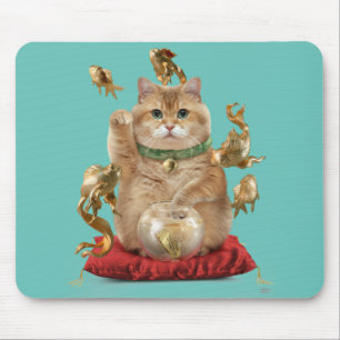 Alfombrilla De Ratón Hosico Maneki-neko