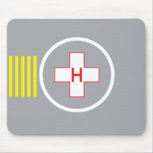 Alfombrilla De Ratón Hospital 6 de Mousepad del helipuerto