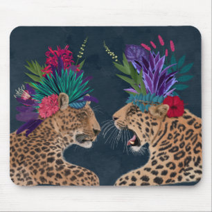 Alfombrilla De Ratón Hot House Leopards   A Couple
