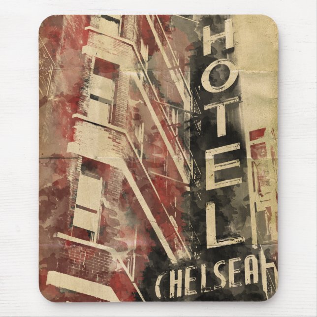 Alfombrilla De Ratón Hotel Chelsea New York City Mousepad (Frente)