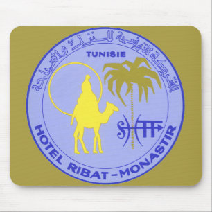 Alfombrilla De Ratón Hotel de viajes vintage Ribat en Monastir, Túnez