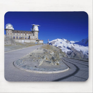Alfombrilla De Ratón hotel Kulm y sendero, Gornergrat, Zermatt,