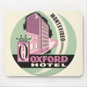 Alfombrilla De Ratón Hotel Oxford, Montevideo, Uruguay, Viajes Antiguos