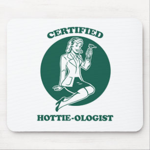 Alfombrilla De Ratón Hottie-ologist certificado