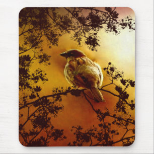 Alfombrilla De Ratón House Sparrow Mousepad