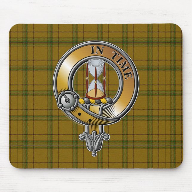 Alfombrilla De Ratón Houston Tartan & Badge (Frente)