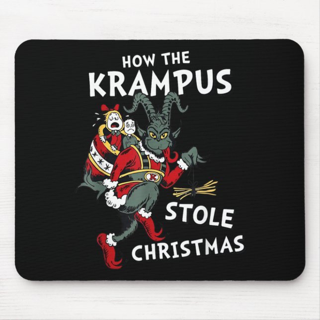 Alfombrilla De Ratón How The Krampus Stole Christmas  (Frente)