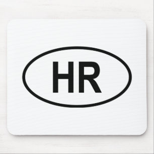 Alfombrilla De Ratón "HR" Croacia