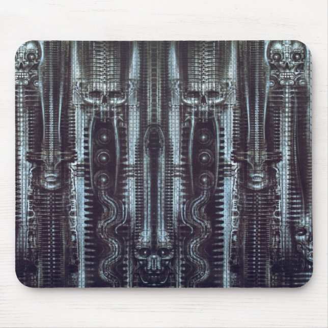 Alfombrilla De Ratón hr_giger_newyorkcity_XI_exotic-corrected-tiled (Frente)