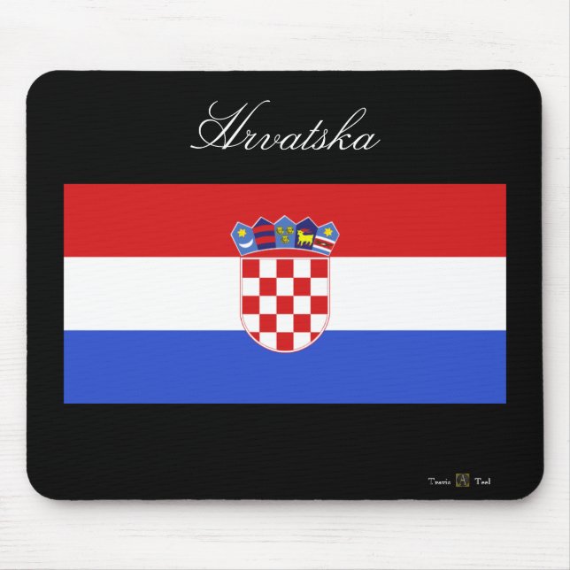 ALFOMBRILLA DE RATÓN HRVATSKA (CROACIA) (Frente)