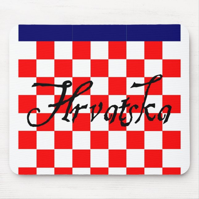 Alfombrilla De Ratón Hrvatska Mousepad (Frente)