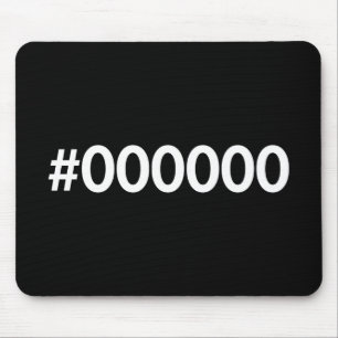 Alfombrilla De Ratón HTML RGB negro