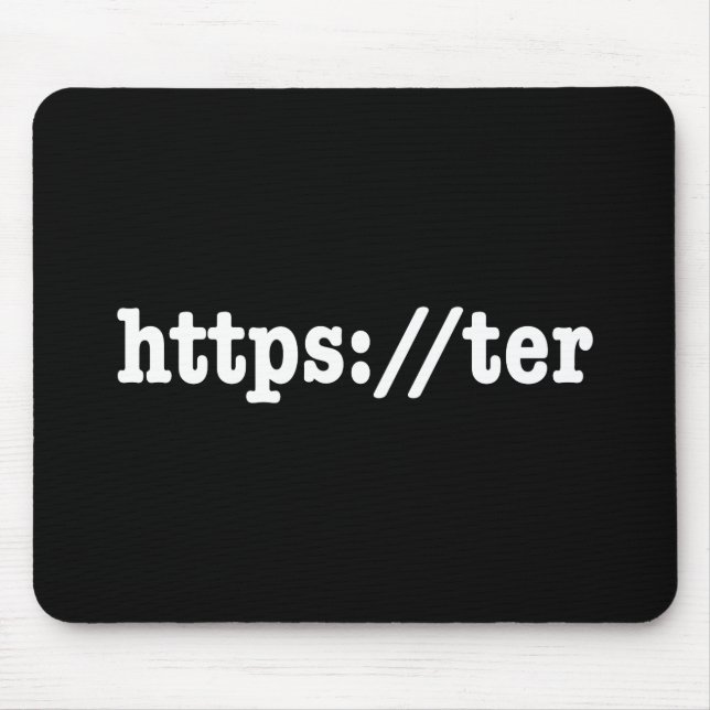 Alfombrilla De Ratón https://ter / html code (Frente)
