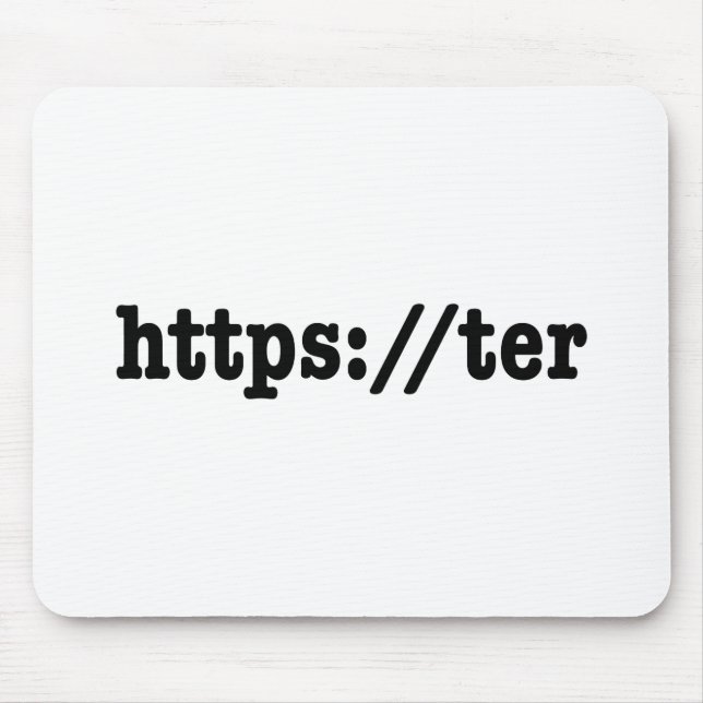 Alfombrilla De Ratón https://ter / html code (Frente)