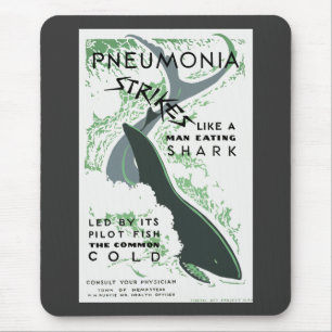 Alfombrilla De Ratón Huelgas de la pulmonía