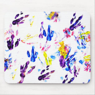 Alfombrilla De Ratón huellas del pingüino