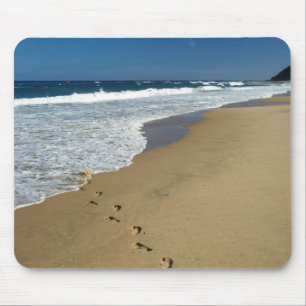 Alfombrilla De Ratón Huellas en la playa, Mabibi, Thongaland